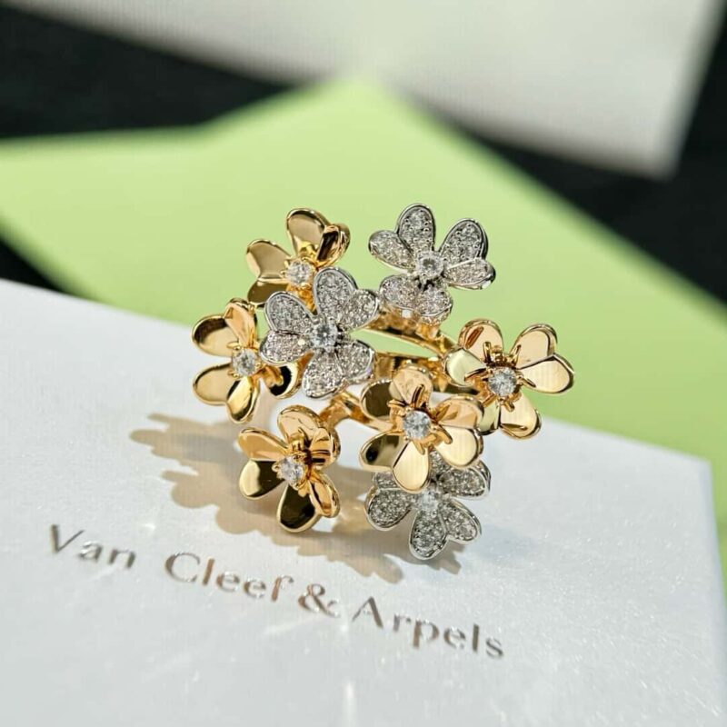 ❗️新品❗️ ☀️原单货 ☀️Van Cleef &Arpels 梵克雅宝Frivole戒指8枚花四叶草戒指 ☀️