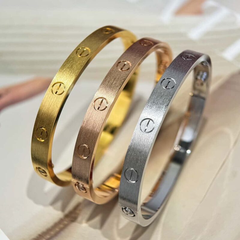 ❗️新品❗️ ☀️ ☀️卡地亚Cartier拉丝LOVE系列手镯 ☀️