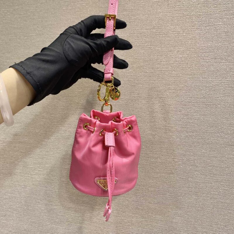 PRADA🎉mini水桶包🎉1TT202新品🎉🎉粉色