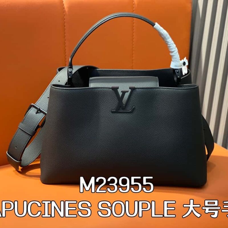 【原单精品】M23955 全皮cap那英款系列 CAPUCINES SOUPLE 大号手袋