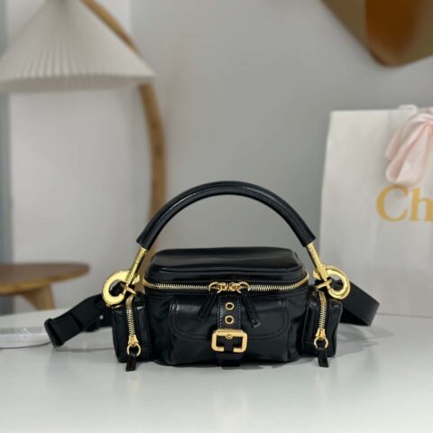 Chloe 2024秋冬新款Camera Bag W0653黑色