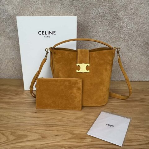 CELINE LOUISE中号牛皮绒面革手袋 116613