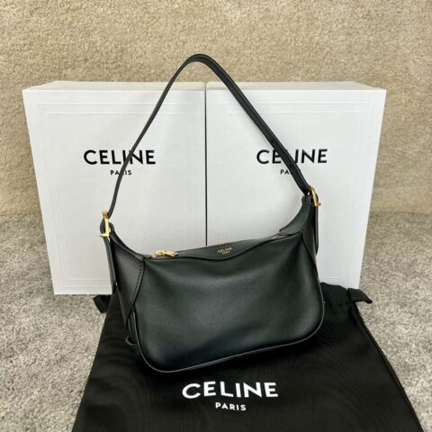 CELINE ROMY迷你柔软牛皮革手袋 10K123黑色