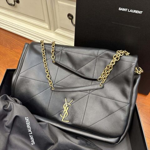 YSL 𝗝𝗔𝗠𝗜𝗘_大号羊皮手袋 742431