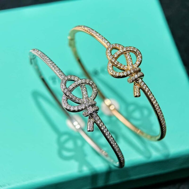 ❗️新品❗️ 新款☑️TIFFANY&Co. Woven满钻钥匙手镯