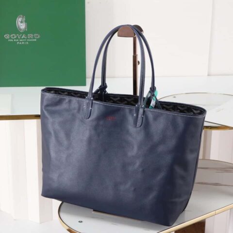 【特级品质 原厂料 皮里】Goyard戈雅 anjou小号包020166m蓝色托特包