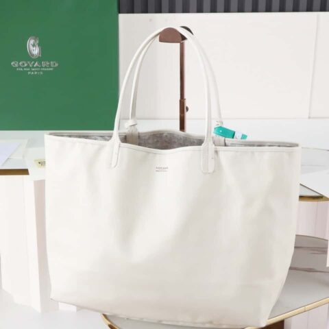 【特级品质 原厂料】Goyard戈雅  reversible anjou 双面托特大号白色托特包