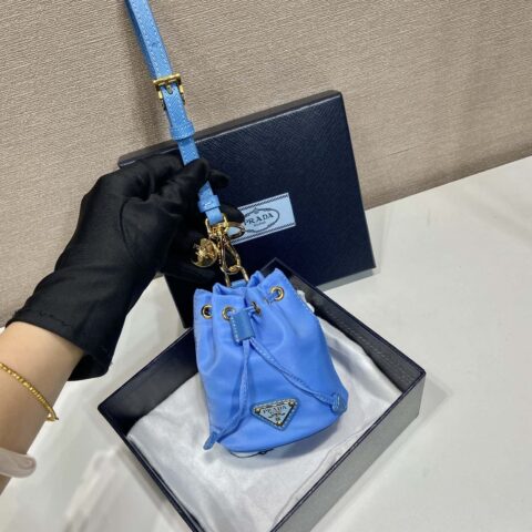 PRADA🎉mini水桶包🎉1TT202新品🎉蓝色