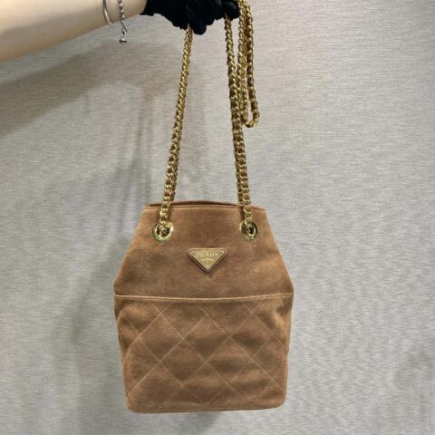 PRADA🎉中古麂皮🎉1BD601麂皮