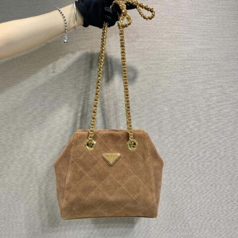 PRADA🎉中古麂皮🎉1BD602麂皮
