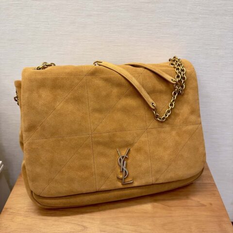 YSL 𝗝𝗔𝗠𝗜𝗘_大号麂皮手袋 742431