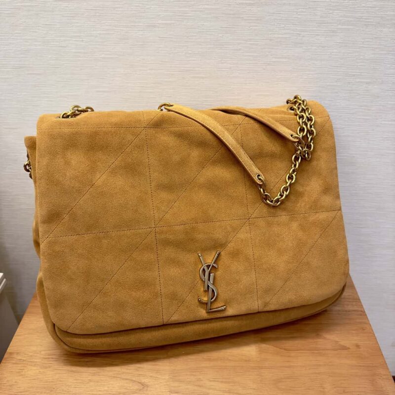 YSL 𝗝𝗔𝗠𝗜𝗘_大号麂皮手袋 742431