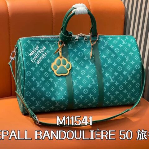 【原单精品】M11541绿色 旅行袋系列 当季新款 KEEPALL BANDOULIÈRE 50 旅行袋