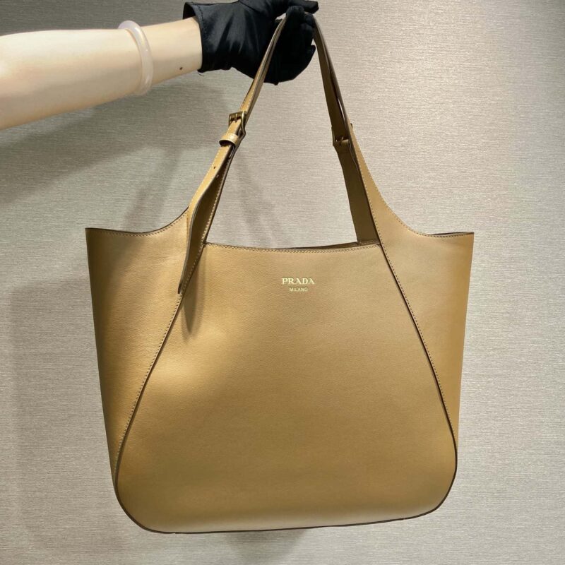 PRADA🎉新款托特包🎉1BG512🎉🎉棕色