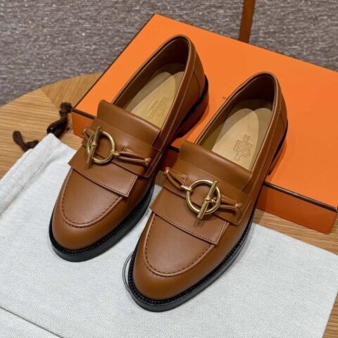 HERMES 108 lmpact loafer-乐福鞋 天然色/Natutel 小牛皮/calfskin