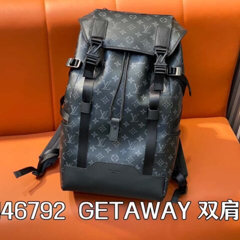 【原单精品】M46792黑花 双肩包系列 GETAWAY 双肩包