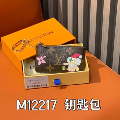 【原单精品】M12217红色 圣诞款 钥匙包钱包系列 钥匙包
