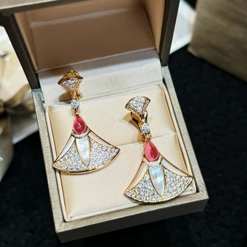 ❗️新品❗️ ☀BVLGARI宝格丽DIVAS’ DREAM 刘亦菲同款扇子耳钉耳环 ☀️