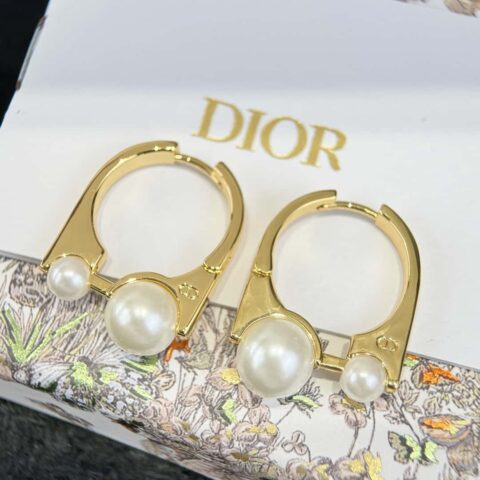 新款☑️DIOR迪奥珍珠耳钉耳环
