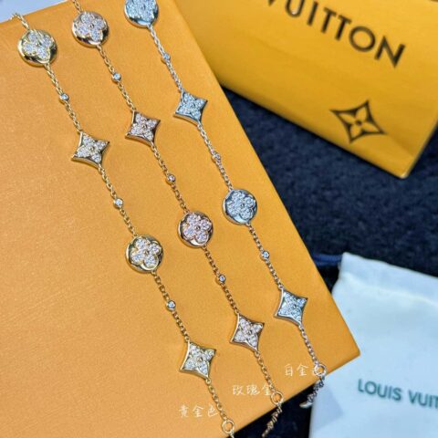 ❗️新品❗️  ☀Louis Vuitton 路易威登COLOR BLOSSOM BB MULTI-PATTERN 满钻钻石LV手链 ☀