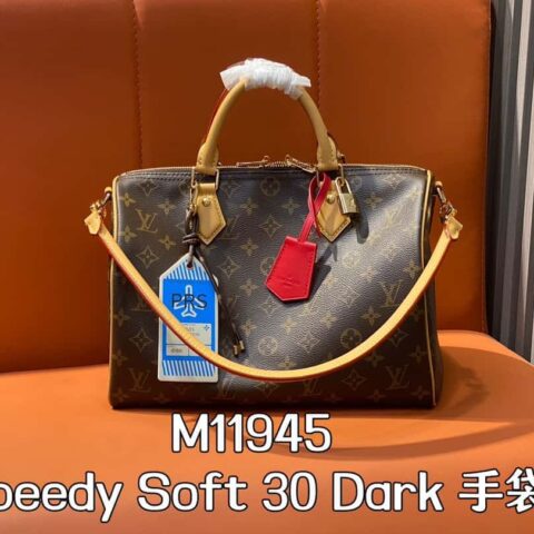 M11945老花 官网图 枕头包speedy系列 Speedy Soft 30 Dark 手袋