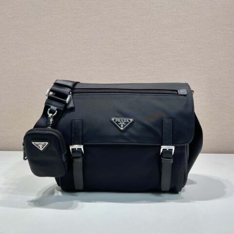 PRADA🎉升级版邮差包🎉🎉1BD953B环保标🎉
