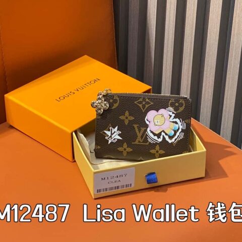 【原单精品】M12487蓝色 圣诞款 钱夹零钱包钱包系列 Lisa Wallet 钱包