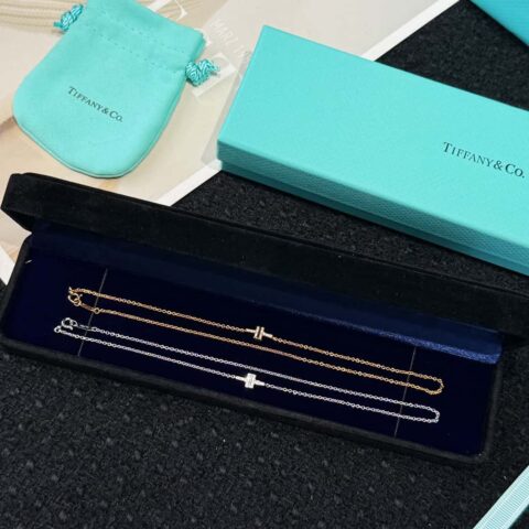 ❗️新品❗️ ☀️Tiffany&co 蒂芙尼 双层双T满钻手链 ☀️