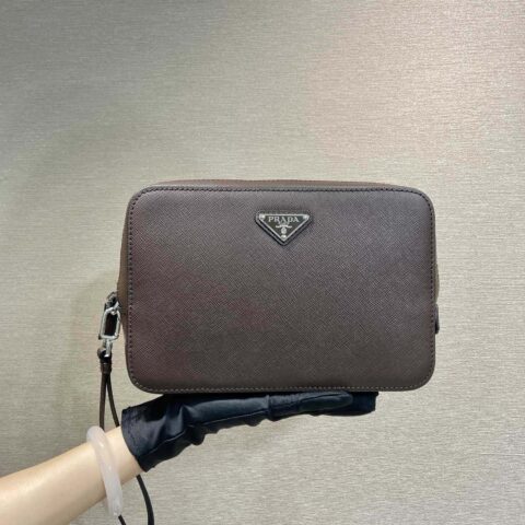 PRADA🎉新款手包🎉2VF017深咖色🎉🎉