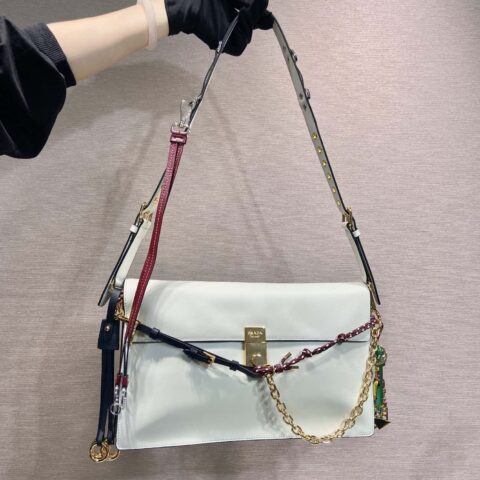 PRADA🎉新品🎉1BD378大号🎉🎉白色