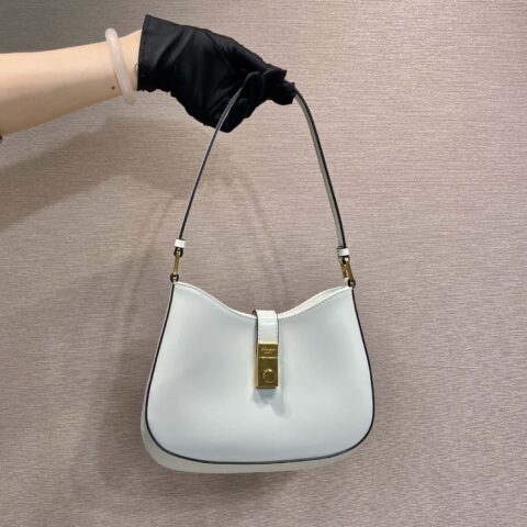 PRADA🎉新款腋下包🎉🎉1BC169A🎉🎉白色