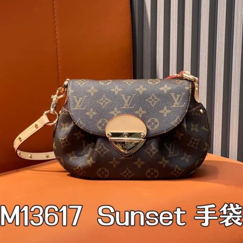 【原单精品】M13617老花 腋下包元宝包系列 Sunset 手袋