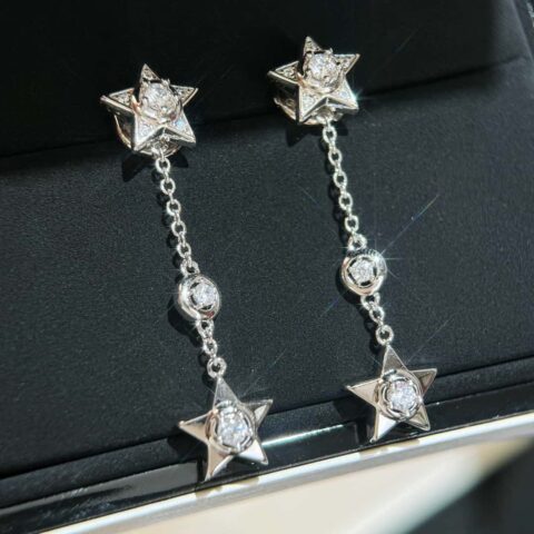 ❗️新品❗️（多种佩戴方式） ☀️新款☑️ 香奈儿流星系列LUNE月亮星星耳钉耳环 ☀️