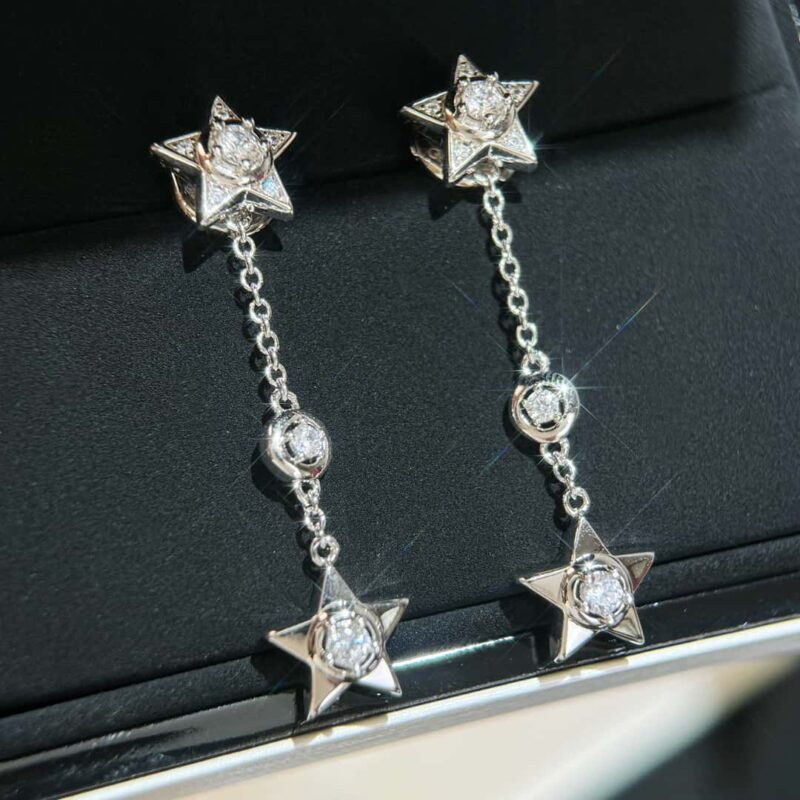 ❗️新品❗️（多种佩戴方式） ☀️新款☑️ 香奈儿流星系列LUNE月亮星星耳钉耳环 ☀️