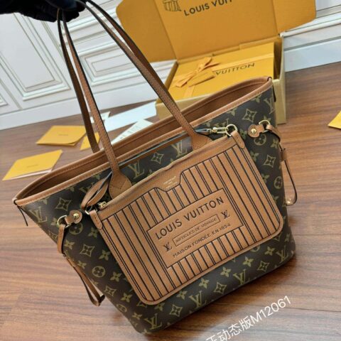 LV M12061 REVERSIBLE Neverfull Inside Out MM