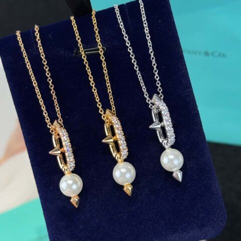 ❗️新品❗️ ☀️Tiffany&co 蒂芙尼Titan珠宝系列Tiffany Titan by Pharrell Williams 三叉戟珍珠项链 ☀️
