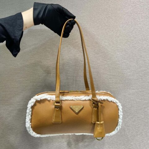 PRADA🎉新款羊皮毛🎉1BB124新品🎉🎉