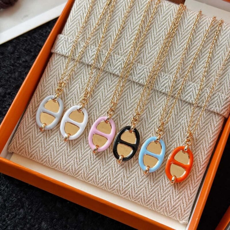 ❗️新品❗️ 新款☑️ 爱马仕HERMES猪鼻Mini Maillon项链