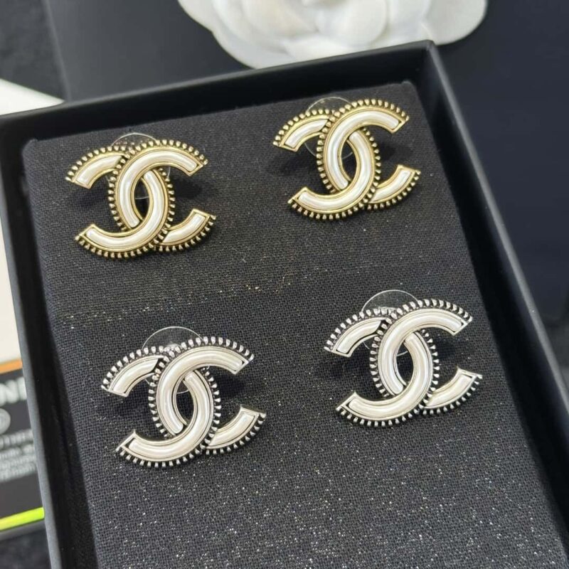 ❗️新品❗️☀️新款☑️ 香奈儿C1双c耳钉耳环 ☀️