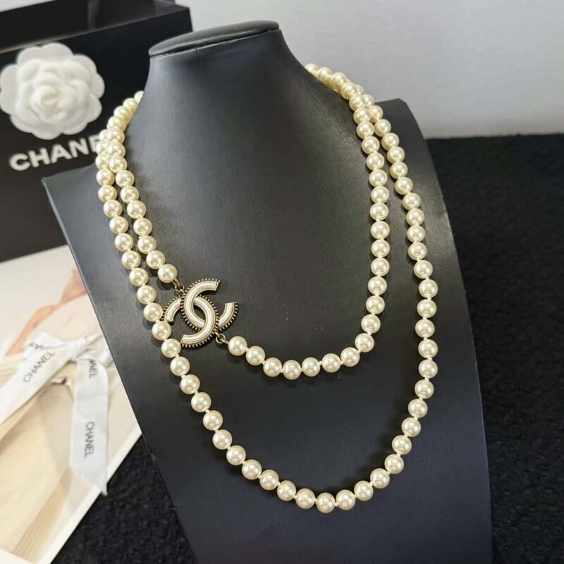 ❗️新品❗️ ☀️新款☑️ 香奈儿双c珍珠项链毛衣链 ☀️