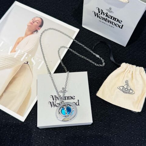 ❗️新品❗️ 新款☑️ Vivienne Westwood西太后蓝色土星项链