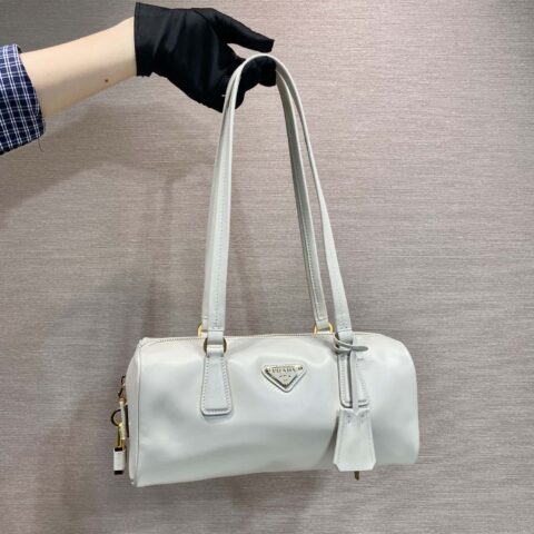 PRADA🎉挂锁女款🎉1BB127新品🎉🎉白色