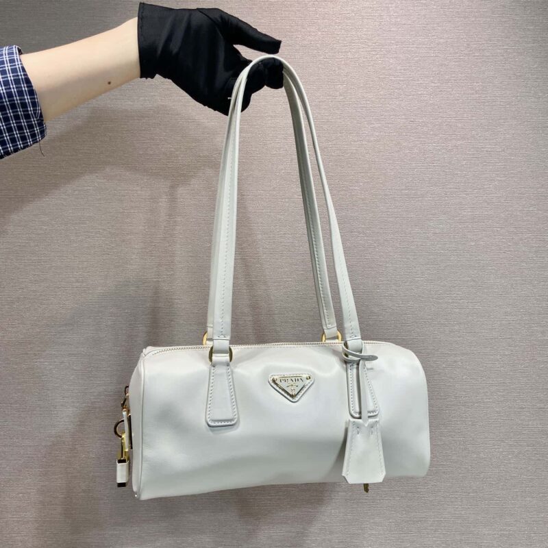 PRADA🎉挂锁女款🎉1BB127新品🎉🎉白色