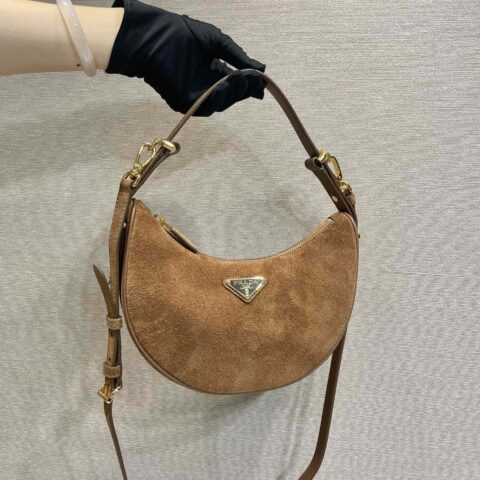 PRADA🎉Moon手袋🎉1BC194绒皮🎉🎉
