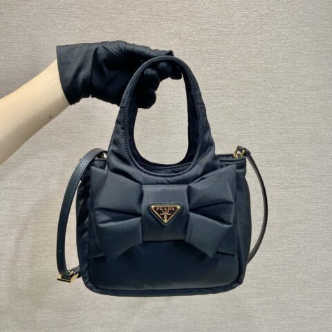 PRADA🎉蝴蝶结🎉1BA359菜篮子🎉🎉