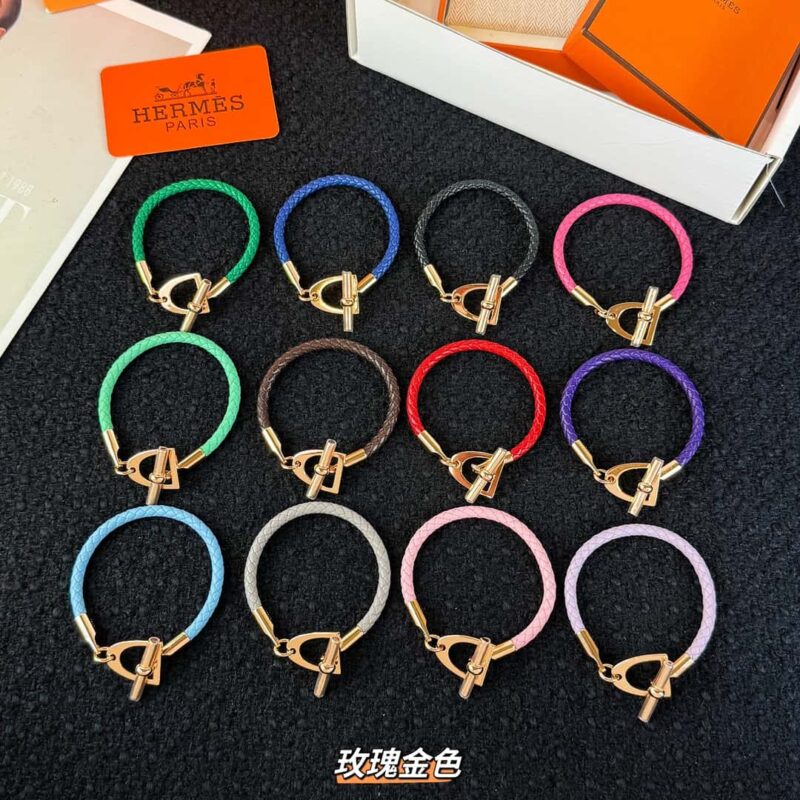 ❗️新品❗️玫瑰金新款☑️ 爱马仕HERMES Etrier马蹄手镯手链
