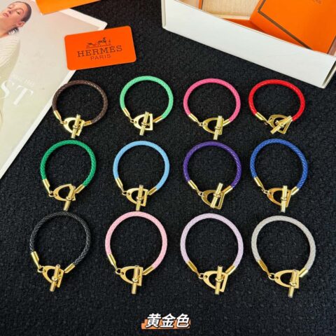 ❗️新品❗️金色 新款☑️ 爱马仕HERMES Etrier马蹄手镯手链