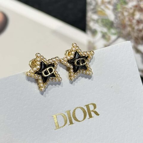 ❗️新品❗️☀️新款☑️ 迪奥Dior珍珠五角星⭐星星耳钉耳环 ☀️