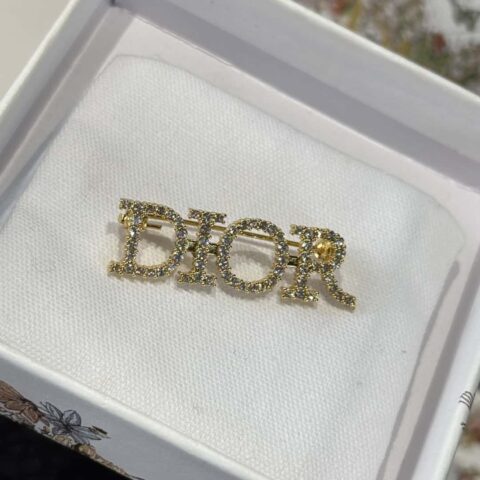 ❗️新品❗️☀️新款☑️ 迪奥Dior满钻字母胸针 ☀️