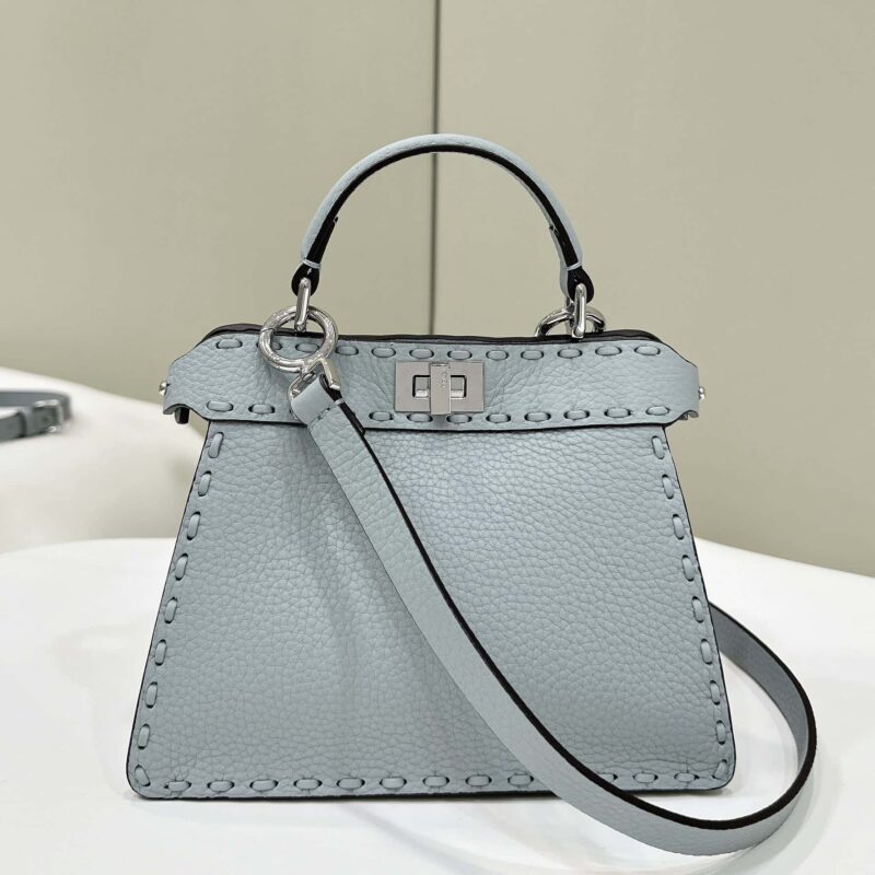 FENDI peekaboo 全新系列I see you petite 款号80133As雾霾蓝